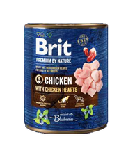 BRIT Premium by Nature Chicken with Chicken Heart mokra karma dla psa 400g i 800g
