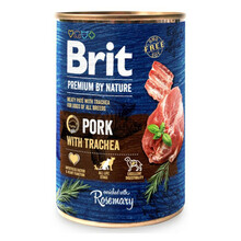 BRIT Premium by Nature Pork with Trachea mokra karma dla psa 400g i 800g