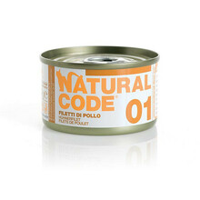 NATURAL CODE 01 puszka 85g filet z kurczaka, mokra karma dla kota