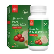 POKUSA Raw Diet Line MSM + Owoc dzikiej róży - wsparcie aparatu ruchu, źródło witaminy C, 120 tabletek