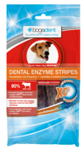 BOGADENT Dental Enzyme Stripes przysmak dla psa, 3 rozmiary, 100g