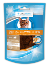BOGADENT Dental Enzyme Chips Chicken przysmak dla kota, 50g