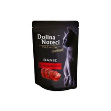 DOLINA Noteci Premium Danie z Wołowiną dla kotów sterylizowanych, saszetka 85g