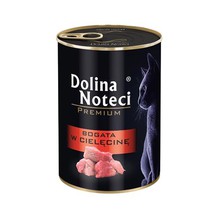 DOLINA Noteci CAT Premium bogata w cielęcinę , 185g i 400g