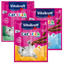 VITAKRAFT - CAT-STICK MINI - mini kabanosy, przysmak dla kota, 3 szt.
