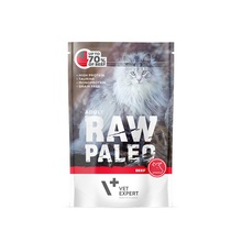 VETEXPERT Raw Paleo Adult Wołowina mokra karma dla kotów, 100g