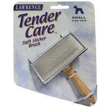 LAWRENCE Tender Care Soft Slicker Brush - szczotka druciana dla psów, mała