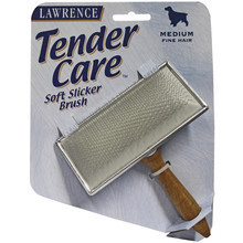 LAWRENCE Tender Care Soft Slicker Brush - szczotka druciana dla psów - medium/średnia