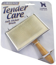 LAWRENCE Tender Care Soft Slicker Brush - szczotka druciana dla psów - large/duża
