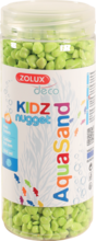 ZOLUX Aquasand KIDZ Nugget - podłoże do akwarium, kolor zielony 500 ml