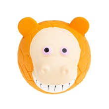 RECOFUN Lagoo Monkey - Zabawka dla psa z piszczałką – Małpka