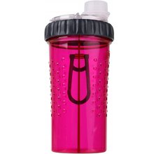 DEXAS Snack-Duo Pet Bottle - dwukomorowa butelka na karmę i wodę, kolor różowy