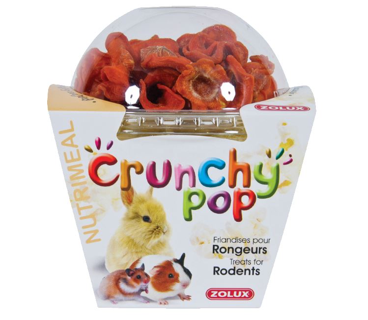 ZOLUX CRUNCHY POP Marchew - przysmak dla gryzoni i królików 43 g