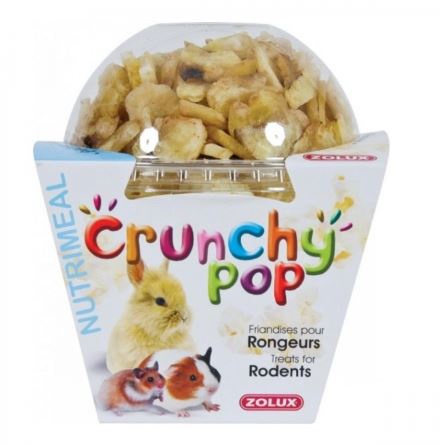 ZOLUX CRUNCHY POP Banan - przysmak dla gryzoni i królików 63 g