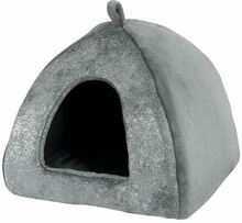 ZOLUX Legowisko Mademoiselle igloo dla kota w kolorze srebrno/szarym