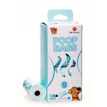 PET SUPPLIES Poop Bags woreczki na psie odchody o zapachu białej herbaty, 120 sztuk