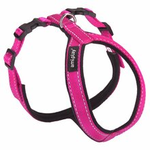 Amiplay - szelki dla psa, seria Reflective Grand Soft, z nicią odblaskową, kolor różowy