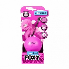 COOCKOO Foxy Magic Ball automatyczna wędka dla kota, różowa