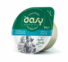 Oasy More Love Tuńczyk z solą - mokra karma dla kotów, miseczka 70g