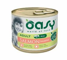 Oasy One Protein, Adult Mini Łosoś - monobiałkowa, mokra karma dla psów ras małych, puszka 200g