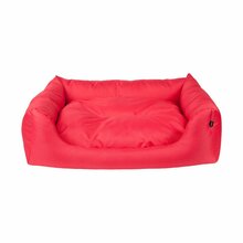 Amiplay - legowisko dla psa, sofa, kolekcja Basic, kolor czerwony