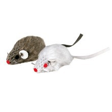 Trixie Dwie myszki- zabawka nasączona kocimiętką