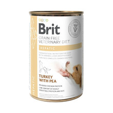 BRIT Grain Free Veterinary Diet Hepatic 400g - mokra karma dla psa