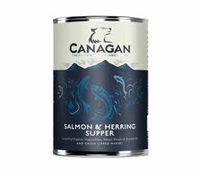 CANAGAN SALMON & HERRING SUPPER - mokra karma dla psa, puszka 400g