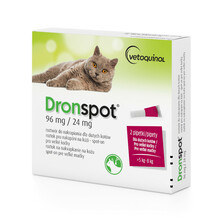 DRONSPOT - Preparat przeciwpasożytniczy dla kotów dużych 5-8kg