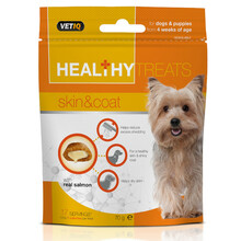 Vetiq Healthy Treats Skin & Coat For Dogs & Puppies - Przysmaki dla psów i szczeniąt zdrowa skóra i sierść 70g