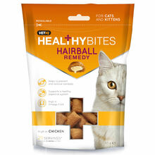 Vetiq Healthy Bites Hairball Remedy For Cats & Kitten - Przysmaki dla kotów i kociąt Kule włosowe, 65g