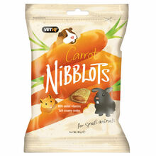 Vetiq Nibblots For Small Animals Carrot - Przysmaki dla gryzoni Marchew, 30g