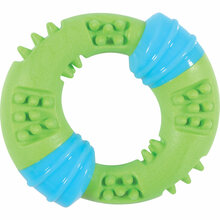ZOLUX TPR SUNSET - Zabawka dla psa ringo 15 cm, kolor zielony