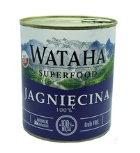 WATAHA Superfood 100% Jagnięcina mokra karma dla psa, puszka 410g i 850g
