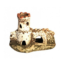 AQUANOVA Zamek z wieżą - Ceramiczna OZDOBA DO AKWARIUM