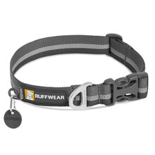 RUFFWEAR CRAG™ REFLECTIVE DOG COLLAR, GRANITE GRAY - Obroża dla psa