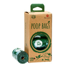 PET SUPPLIES EKO POOP BAGS - Biodegradowalne woreczki na psie odchody 120 szt.