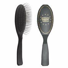 Show Tech Ultra-Pro Black Long Pin Brush - średnio-twarda szczotka z długą, metalową szpilką