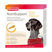 BEAPHAR NutriSupport Aktywność - żelki dla psa o smaku mięsa, 12 szt