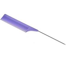 Madan Professional Comb Peine - grzebień ze szpikulcem do tapirowania i robienia przedziałków, 22 cm, kolor fioletowy