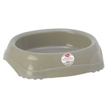 PETNOVA Eurobowl - Plastikowa miska dla kota 210 ml, kolor szary