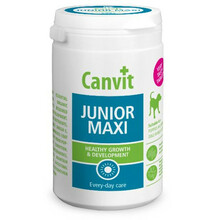 CANVIT JUNIOR MAXI FOR DOGS - Kompleks niezbędnych witamin oraz mikro i
makroelementów dla prawidłowego rozwoju, 230g