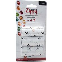 Zippy - woreczki na psie odchody, 3 rolki po 20 sztuk