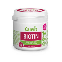 CANVIT BIOTIN FOR DOGS - Kompleks aktywnej biotyny, cynku, witamin z grupy B i
metioniny