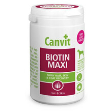 CANVIT BIOTIN MAXI FOR DOGS - Kompleks aktywnej biotyny, cynku, witamin z grupy B i
metioniny