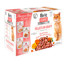 Brit Care Cat Pouch, FLAVOUR BOX - Pakiet 12 saszetek 85g