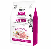 BRIT CARE CAT GRAN-FREE KITTEN HEALTHY GROWTH & DEVELOPMENT - hipoalergiczna karma dla kociąt