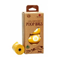 PET SUPPLIES POOP BAGS - KOMPOSTOWALNE WORKI NA ODCHODY 120 SZTUK