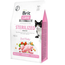 BRIT CARE CAT GRAIN-FREE STERILIZED SENSITIVE - hipoalergiczna karma dla kotów sterylizowanych z królikiem