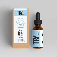 TRY.farm Dogs CBD OIL 6% - olejek antystresowy dla psa, 10ml